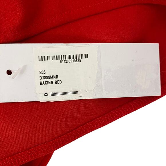 Donna Morgan Dress Red Short Sleeve Flutter Cap Top Size 8 New With Tags - Picture 10 of 11